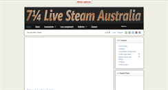 Desktop Screenshot of livesteamaustralia.com